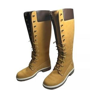 Fairly new knee woman Tim’s boots narrow